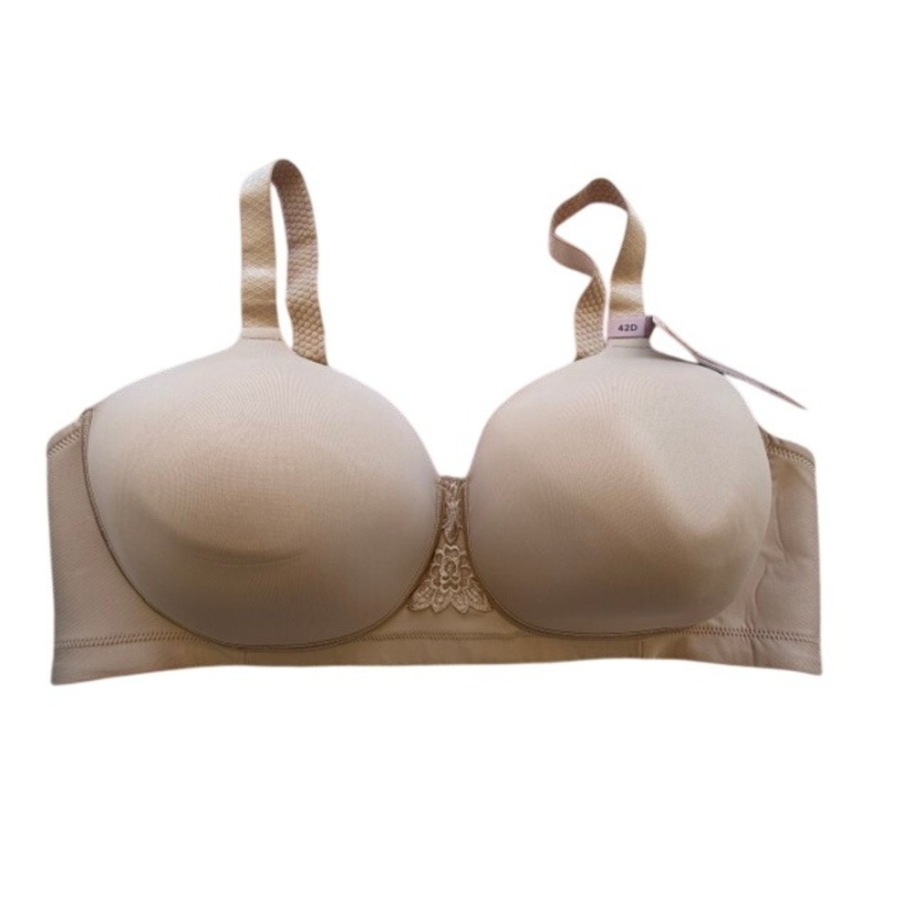 Vanity Fair Beauty Back Smoothing‎ Full Figure Underwire Bra 42D Beige 71380 NEW
